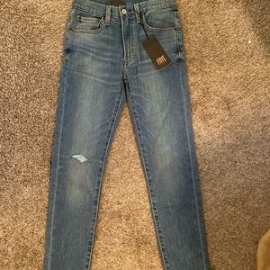 Frye ankle crop jeans